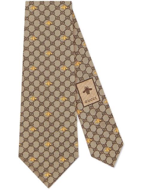 bee tie gucci|Gucci tie outlet.